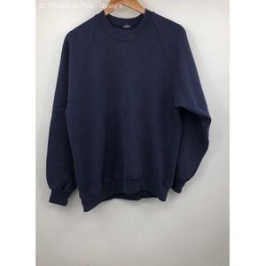 Men's American Vintage Blue Sweatshirt Pullover 90s - Size Medium